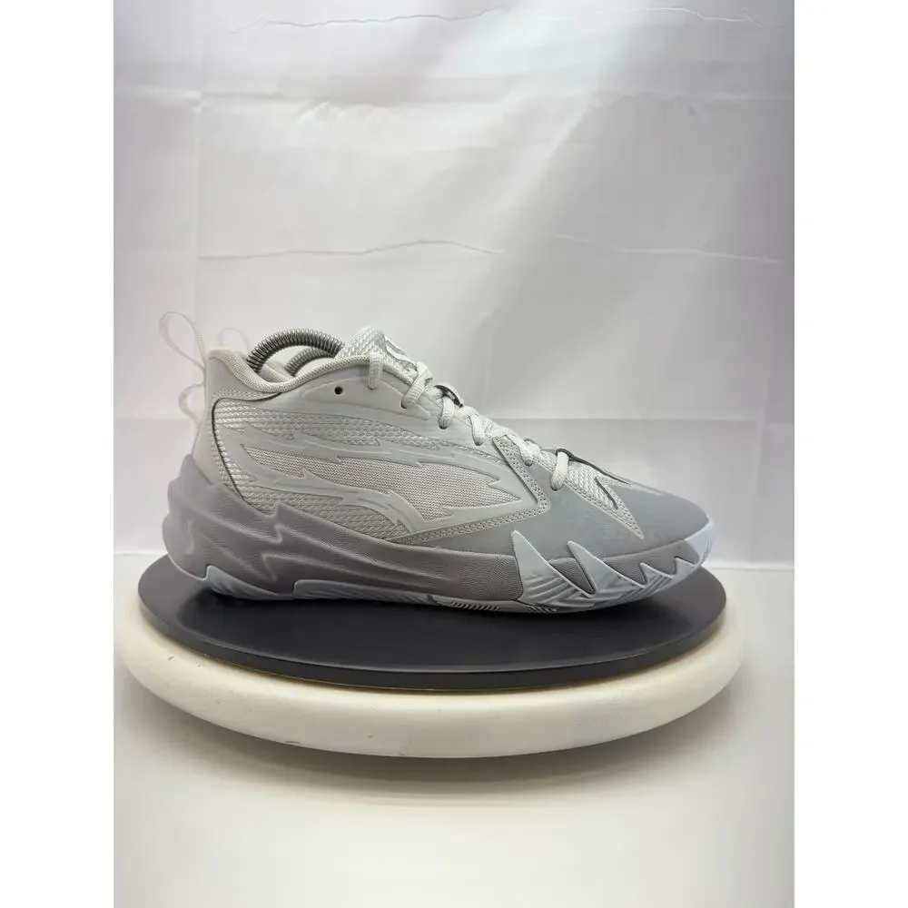 Puma Scoot Zeros Youth Size 7 Grey Ice Blue‎ Basketball Shoes 309863-01 Sneakers